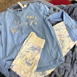 Blue 'Let it Go' Casual Wear